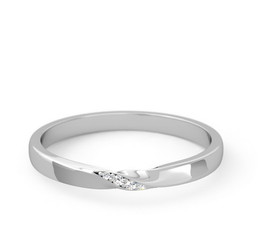 Twisted Diamond Accent 